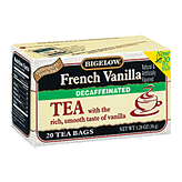 Bigelow  french vanilla decaffeinated tea, 20 tea bags Left Picture